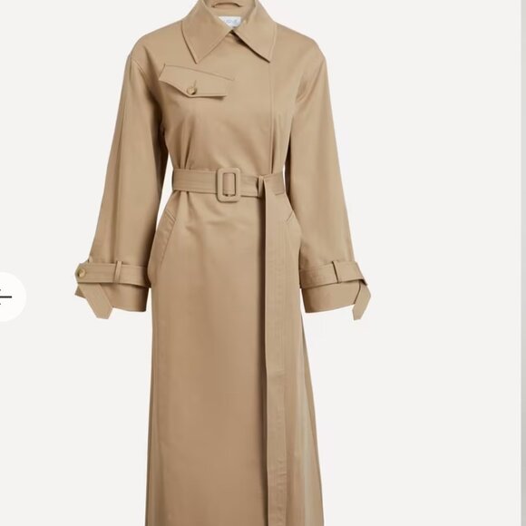 NWT ALIGNE Gilda Maxi Trench Coat- Bloggers Fav - Picture 2 of 5